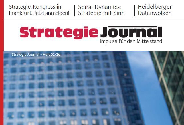 Strategie Journal 01-2016 erschienen