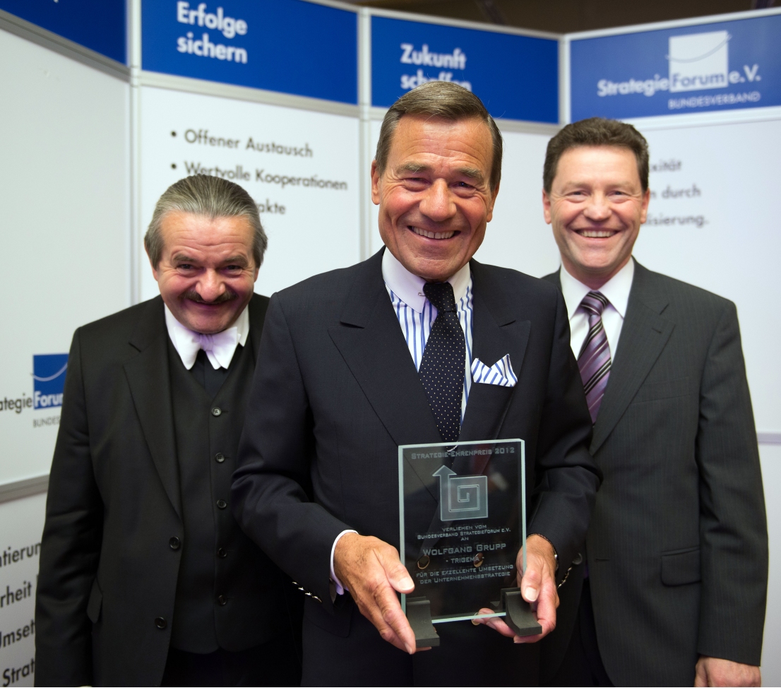 Wolfgang Grupp Strategie-Ehrenpreis 2012 des Bundesverband StrategieForum
